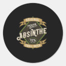 Search for the green fairy stickers Absinthe