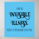 Search for invisible posters Illness