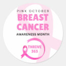 Search for breast cancer awareness month stickers Pink