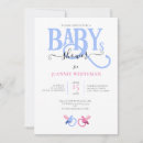 Search for pink and blue twin baby invitations Adorable