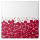 Search for red flower tiles Nature