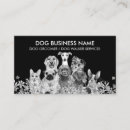 Search for pet grooming business cards Black