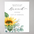 Search for sunflower bridal shower posters Watercolor