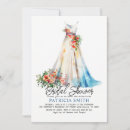Search for gown bridal shower invitations Flowers