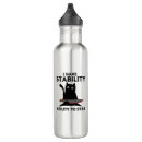 Search for funny sayings and quotes water bottles Black