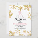 Search for snowflake invitations Pink