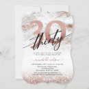Search for glitter glam invitations Rose gold