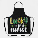 Search for nurse day aprons Leprechaun