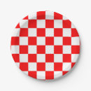 Search for red checkered plates Pattern