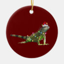 Search for iguana christmas tree decorations Santa