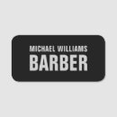 Search for barber name tags Modern