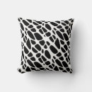 Search for organic pattern cushions Black and white