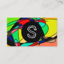 Search for scribble business cards Colourful