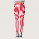 Search for red and white striped leggings Pattern