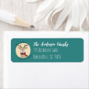 Search for reindeer return address labels Merry christmas