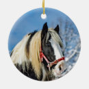 Search for paint horse christmas tree decorations Snow
