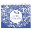 Search for mandala calendars Blue