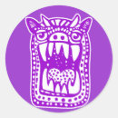 Search for purple monster stickers Creature
