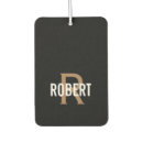 Search for initial car air fresheners Typography