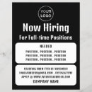 Search for job flyers Recruitment