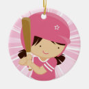 Search for girl softball player christmas tree decorations For kids