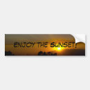 Search for sets bumper stickers Setting sun