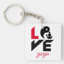 Search for love yoga key rings Fitness