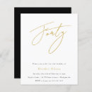 Search for black and gold 40th birthday invitations Elegant