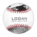 Search for best dad ever baseballs Black and white