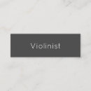 Search for performer business cards Violinist