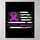 Search for epilepsy awareness posters Purple