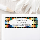 Search for light yellow return address labels Blue