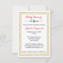 Search for gold trim invitations Simple