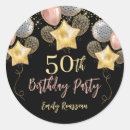 Search for confetti party stickers Milestone birthday