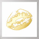 Search for gold lips posters Kiss