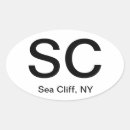 Search for heads oval stickers Island