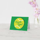Search for tennis thank you cards Player