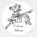 Search for zebra photo stickers Safari