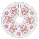 Search for scandinavian tree skirts Dala horse