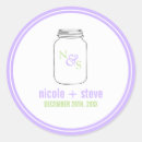 Search for mason jar wedding stickers Thank you
