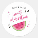 Search for watermelon party stickers Watercolor