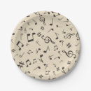 Search for music paper plates Pattern