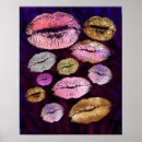 Search for gold lips posters Modern