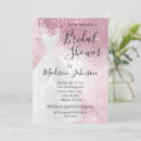 Search for bokeh bridal shower invitations Glitter