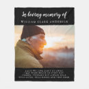 Search for photo memorial blankets Tribute