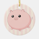 Search for pink pig christmas tree decorations Kawaii