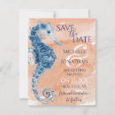 Search for seahorse save the dates Watercolor
