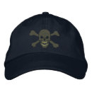 Search for skull and crossbones hats Embroidered