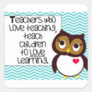 Search for teacher appreciation stickers Owl