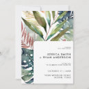Search for modern tropical wedding invitations Beach